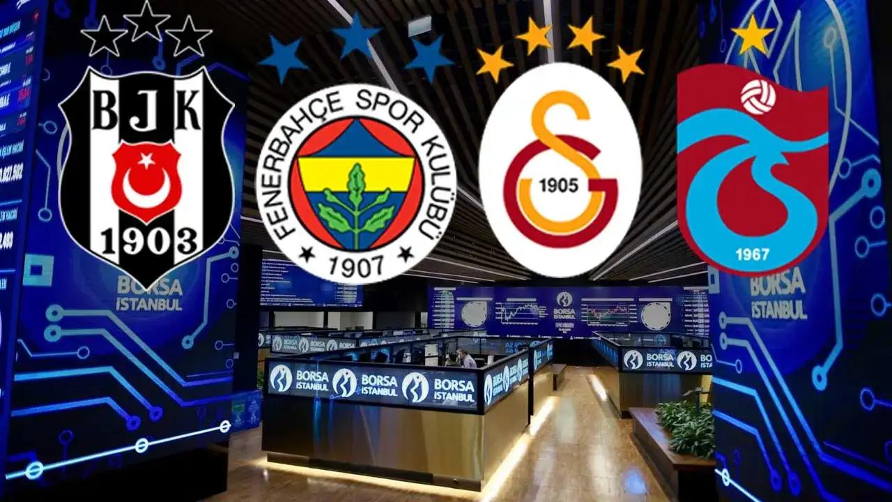 GSARAY, FENER, BJKAS ve TSPOR hisseleri 31 Temmuz Pazartesi