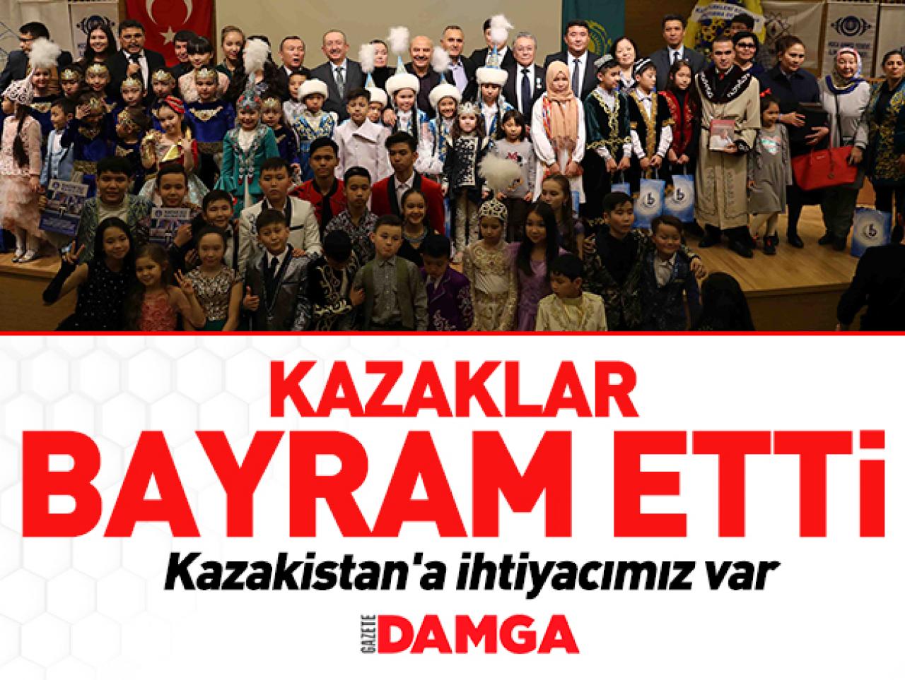 Kazaklar bayram etti