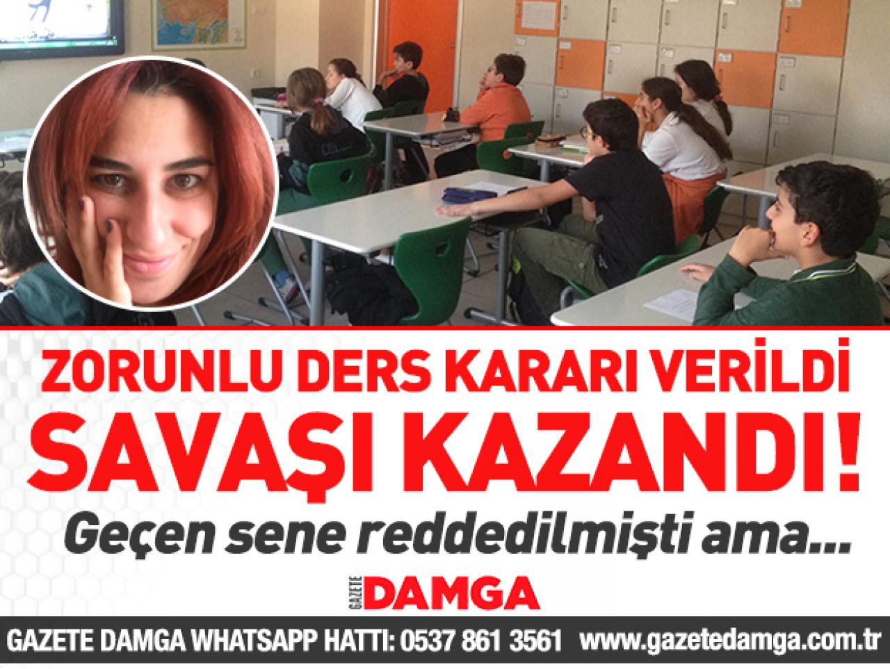 Zorunlu ders için mahkemeden karar