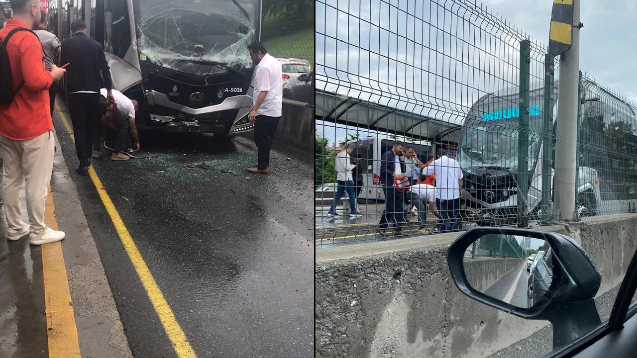 Kazalar peş peşe geldi: 3 saat arayla iki metrobüs kazası