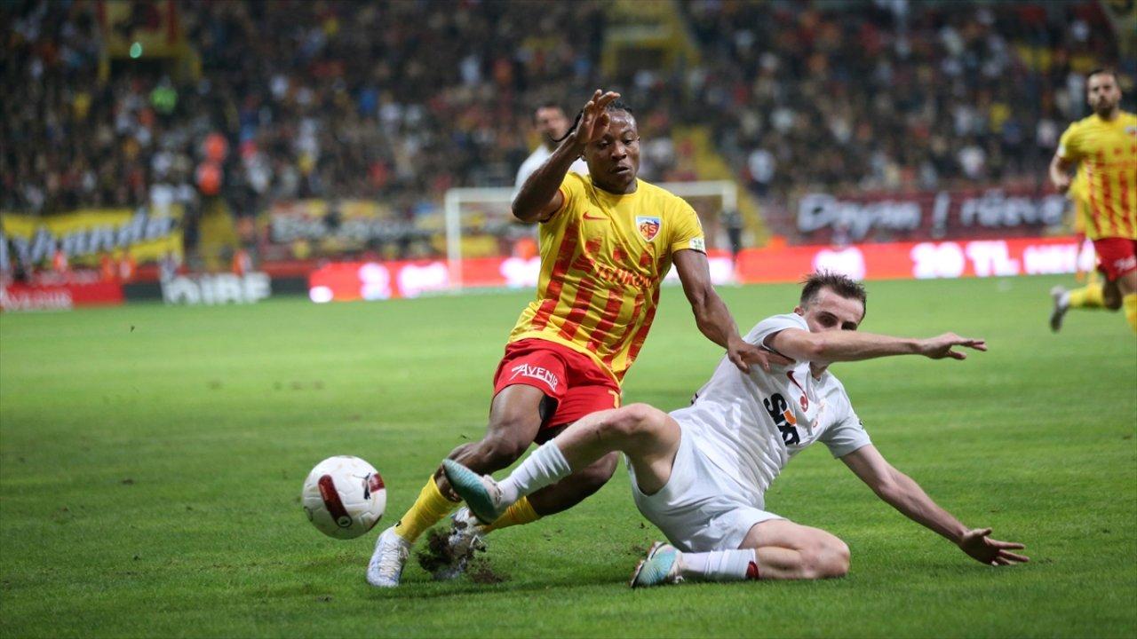 Galatasaray, Kayserispor ile berabere kaldı