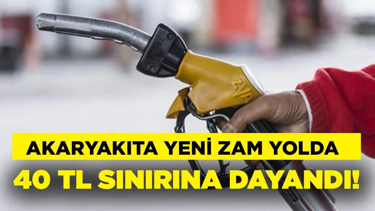 Benzine yeni zam kapıda! 40 TL sınırına dayandı…