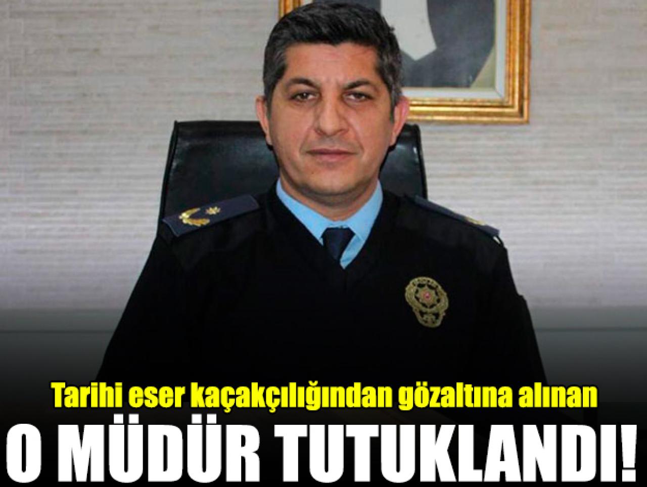 Tarihi eser kaçakçılığından gözaltına alınan emniyet müdürü tutuklandı