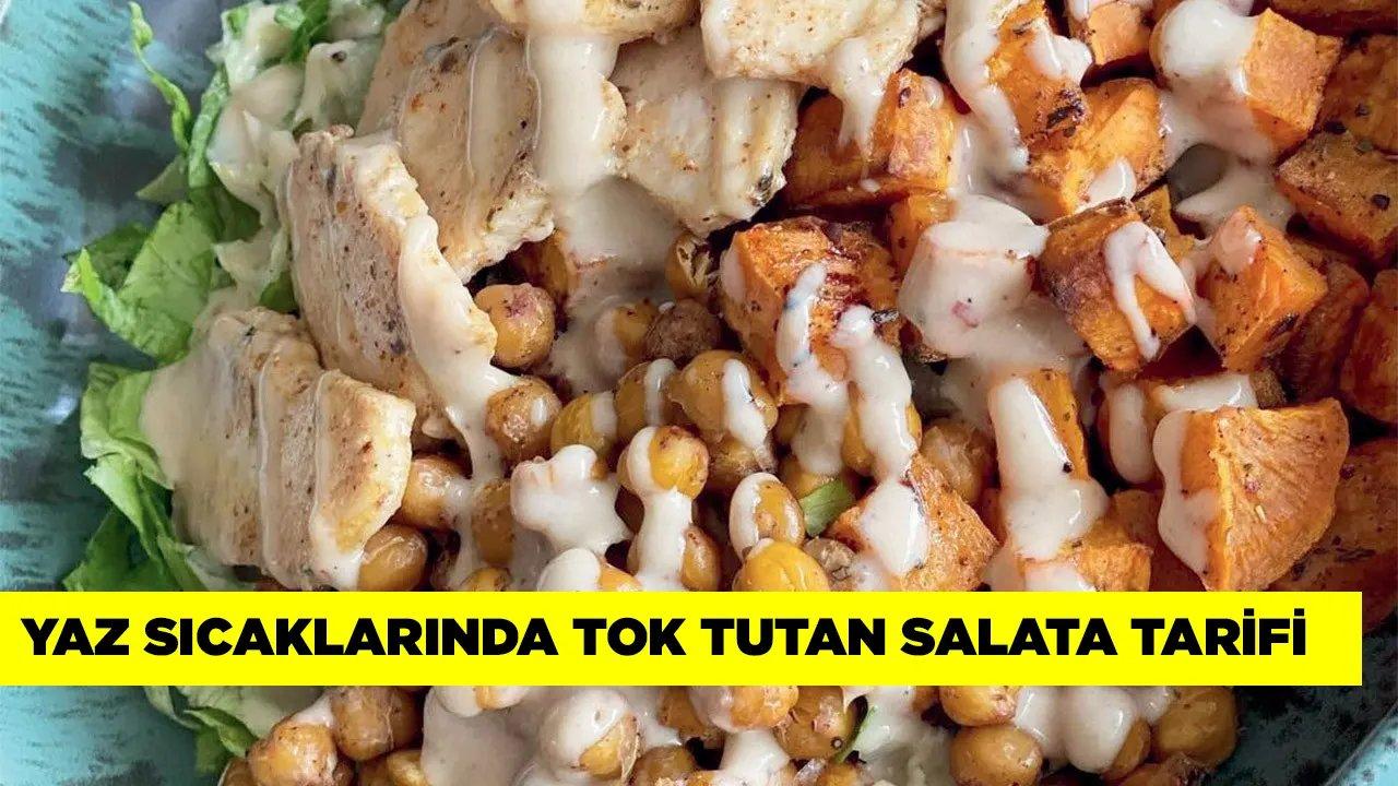 Yaz Sıcağında Hem Tok Tutan Hem de İçinizi Serinleten Salata Tarifi