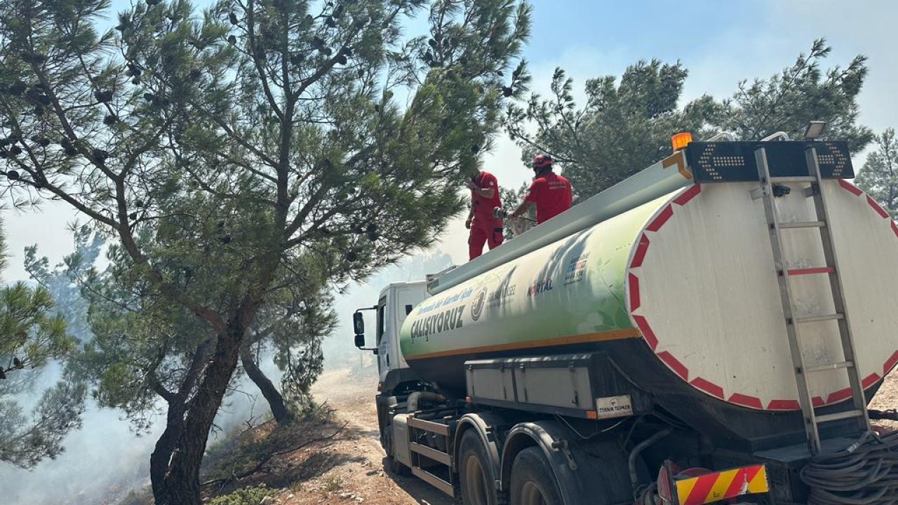 Kartal Belediyesi’nden Çanakkale’deki yangına büyük destek