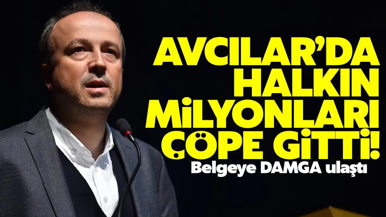 Avcılar'da 11 milyon 714 bin lira çöpe gitti!