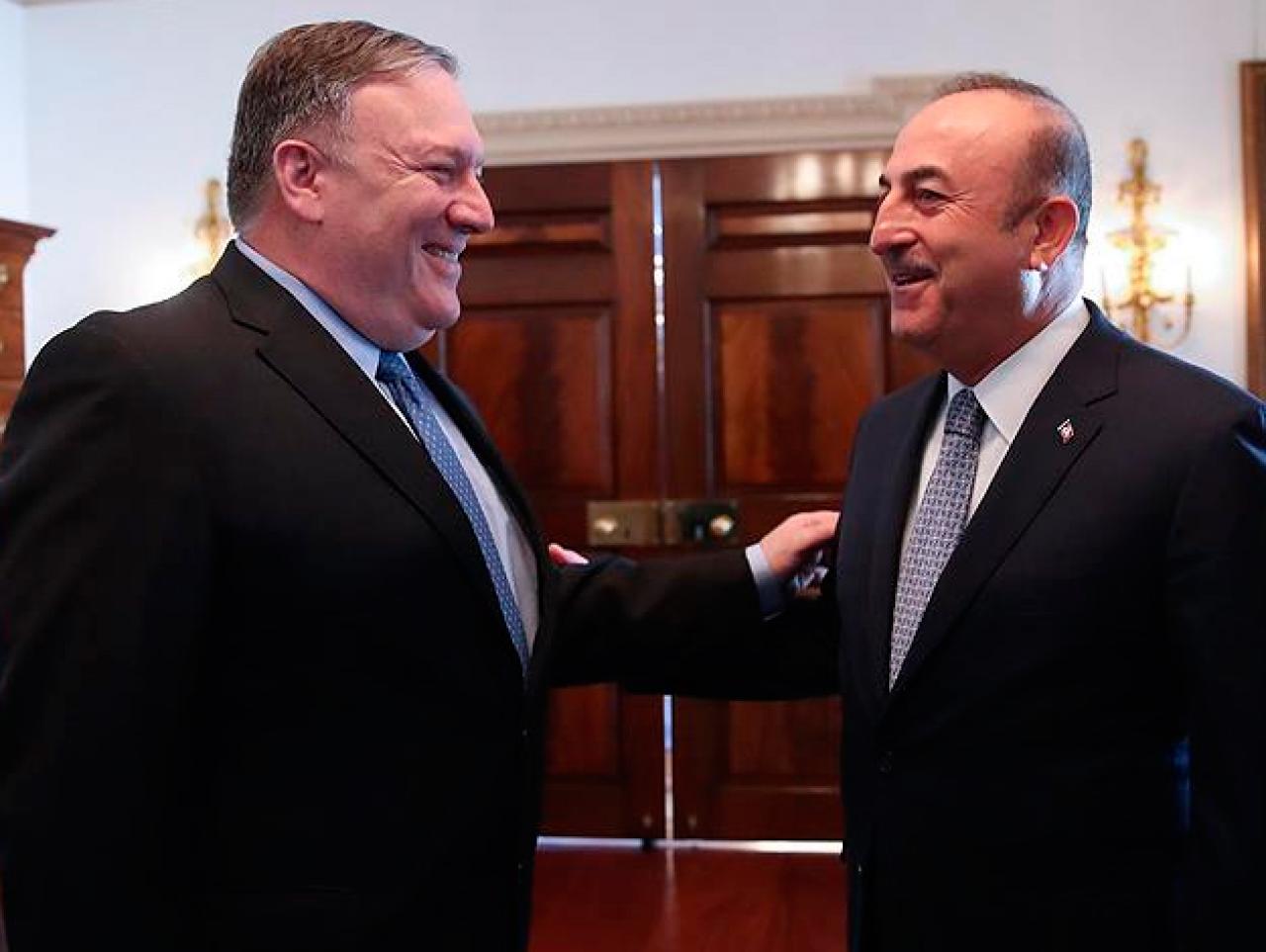 Çavuşoğlu Pompeo ile görüştü