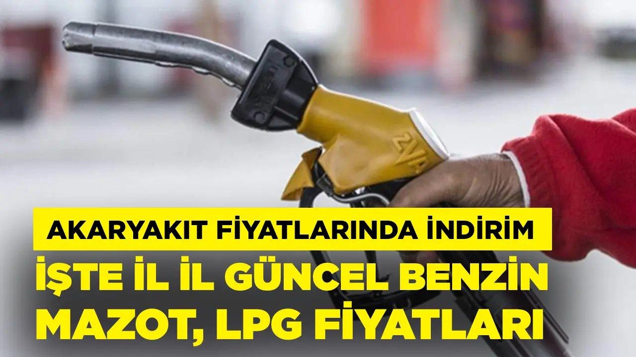 Akaryakıt fiyatlarına indirim geliyor! Güncel benzin, mazot, LPG fiyatları 31 Ağustos 2023 Perşembe