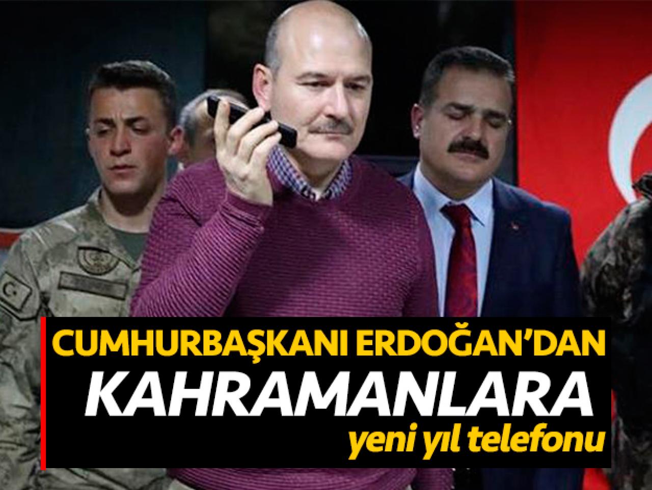 Erdoğan kahramanların yeni yılını kutladı