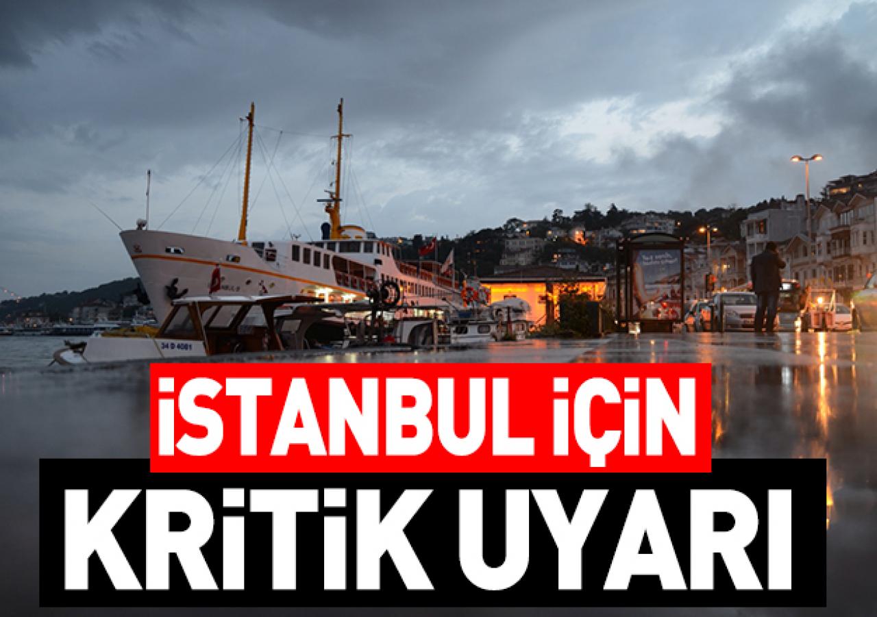 İstanbul'da yağmur uyarısı!