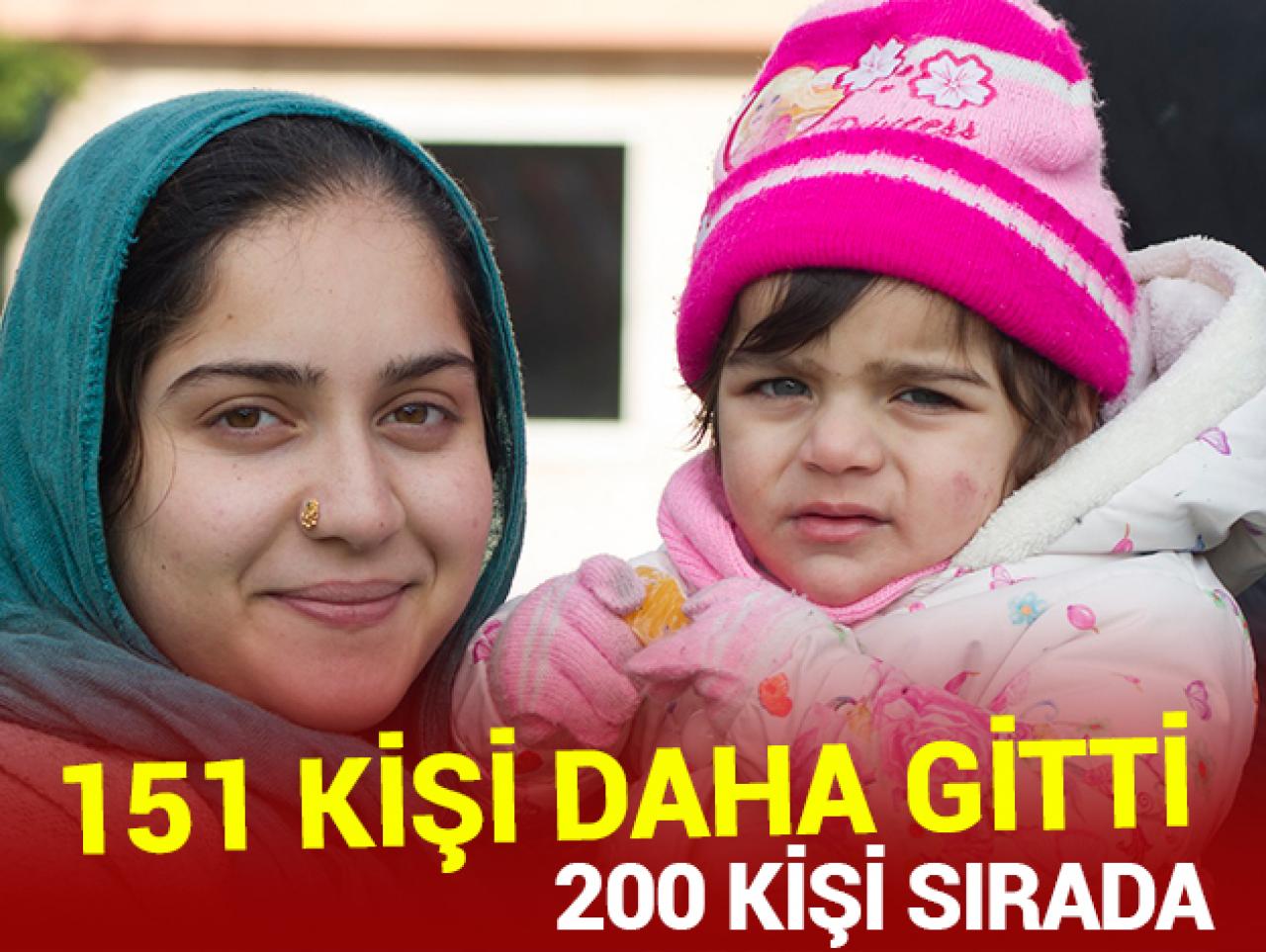 151 kişi gitti 200 kişi sırada