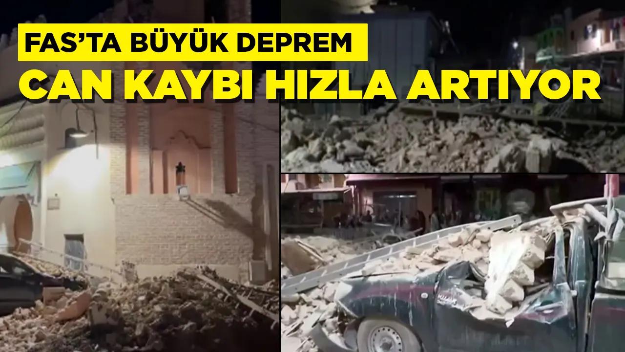 Fas'ta büyük deprem: Can kaybı hızla artıyor