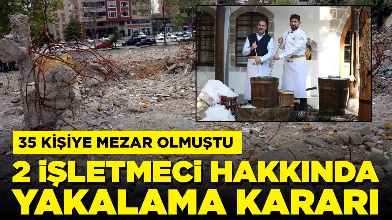 Ezgi Apartmanı 35 kişiye mezar olmuştu: 2 kişi hakkında yakalama kararı