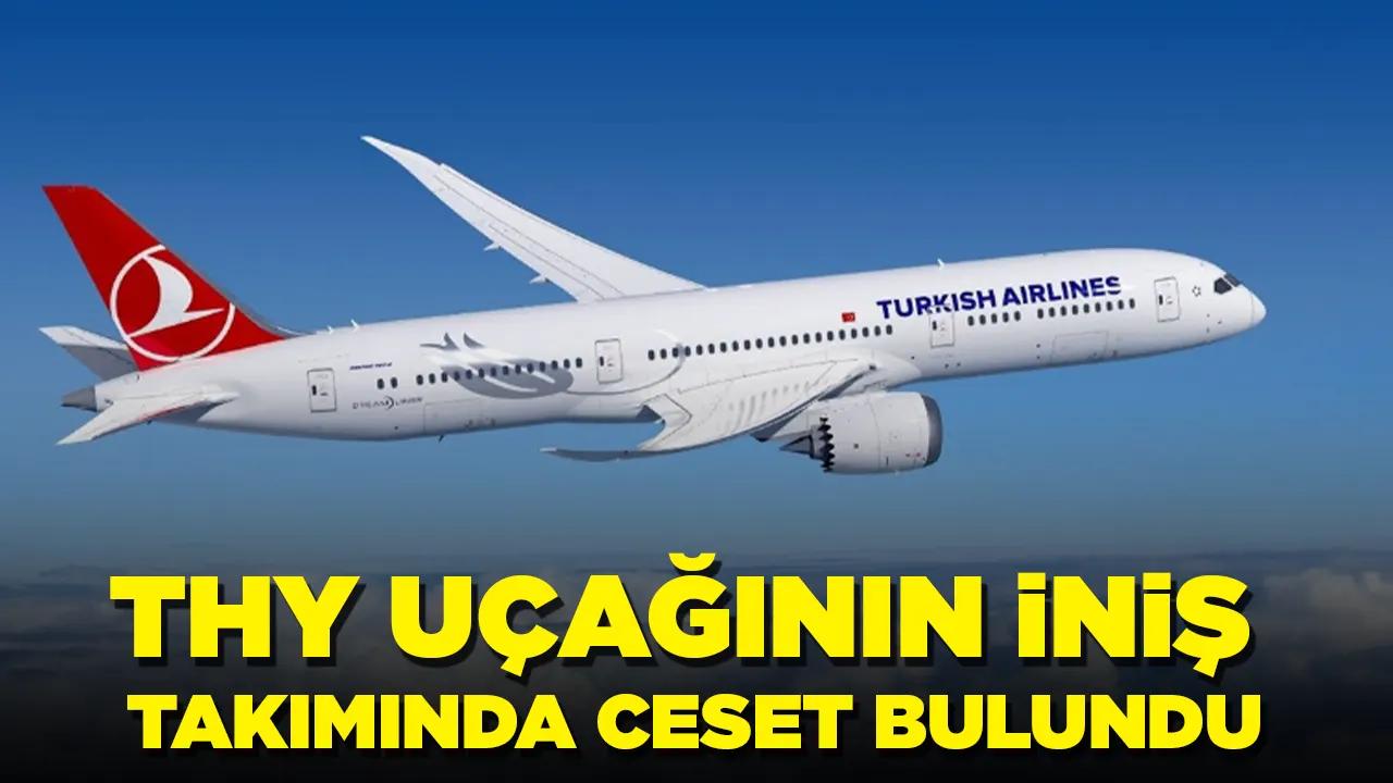 THY uçağının iniş takımında ceset bulundu