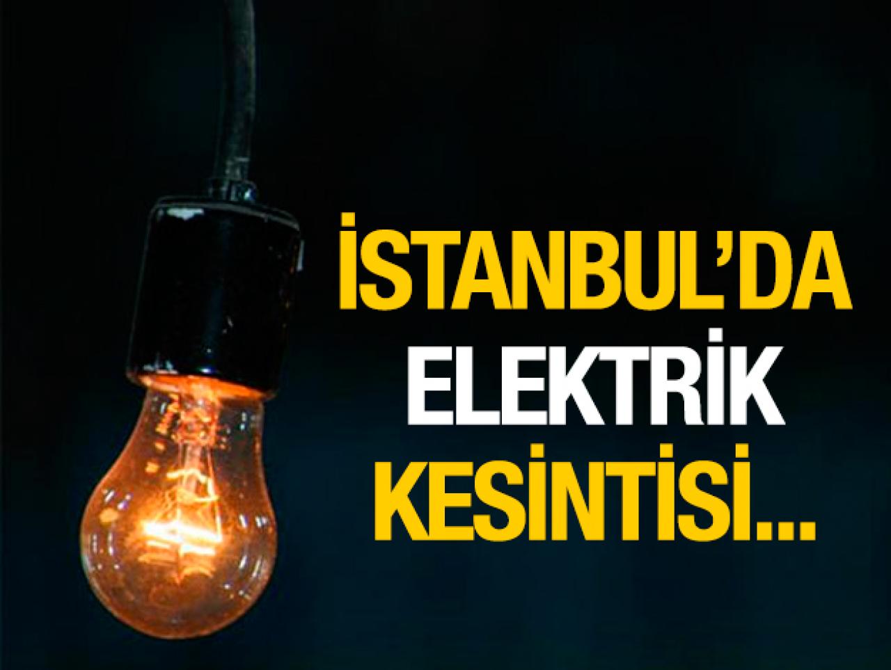 İstanbul 10 Ocak Perşembe BEDAŞ elektrik kesintileri