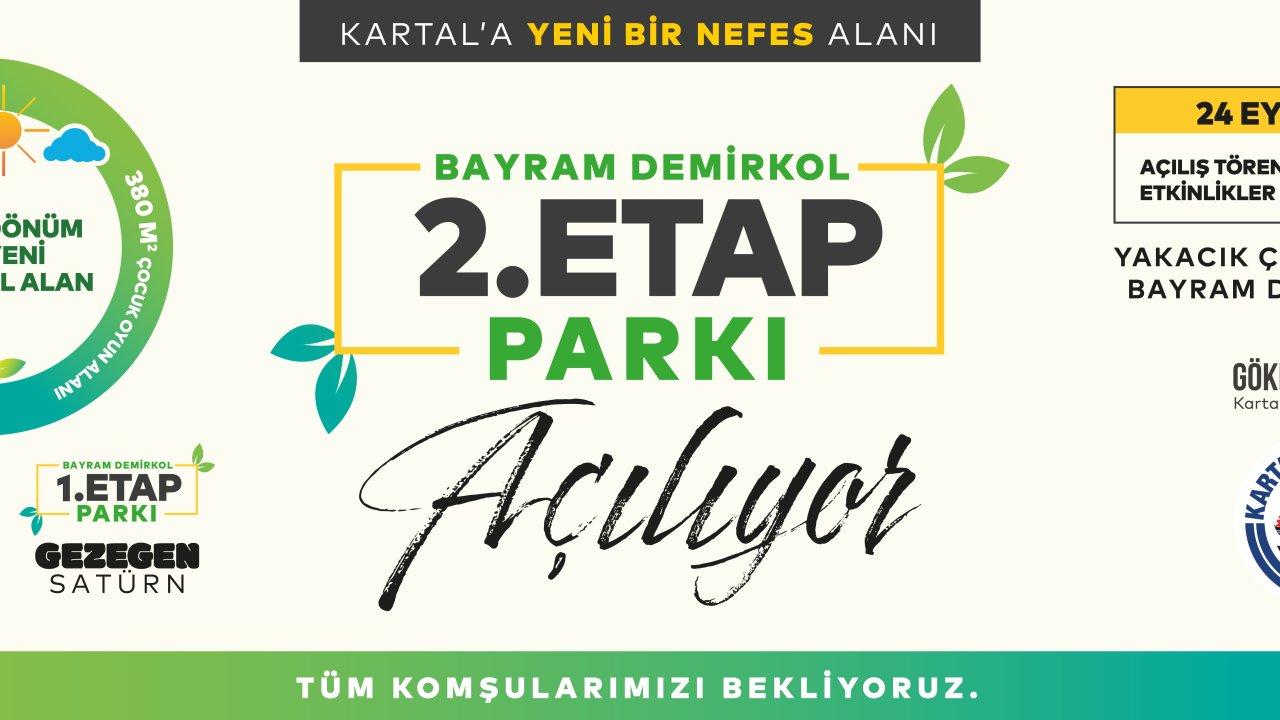 Bayram Demirkol Parkı hizmete açılıyor