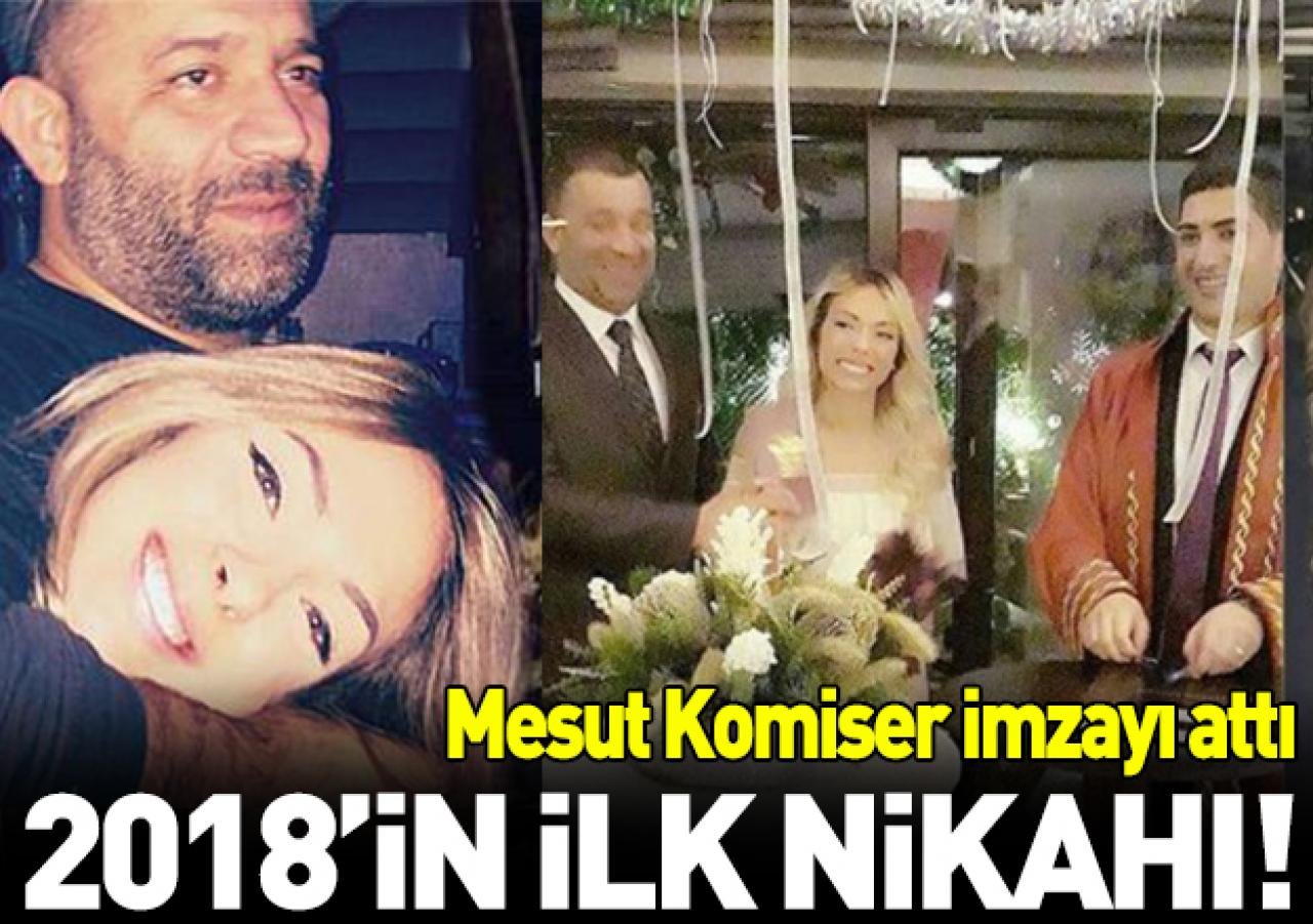 Şevket Çoruh evlendi! İşte 2018'in ilk nikahı