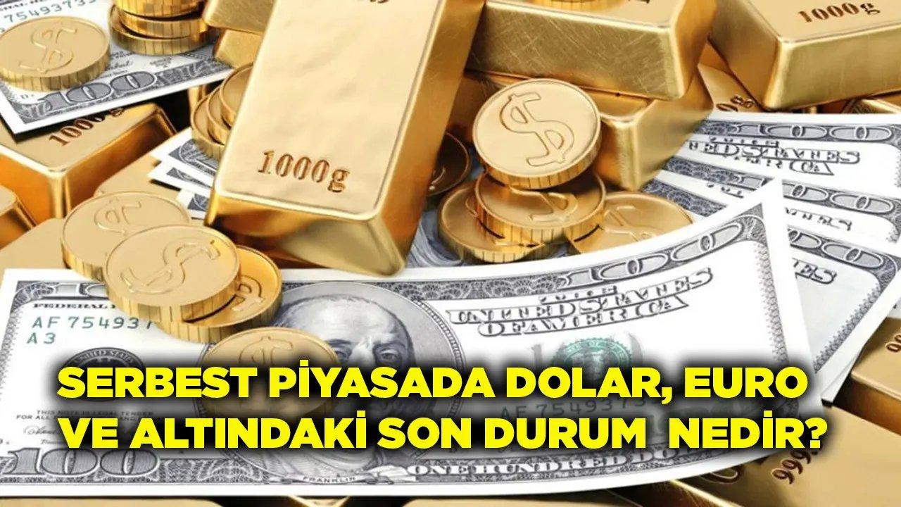 06 Ekim 2023 Cuma serbest piyasada dolar, euro ve altın kaç TL?