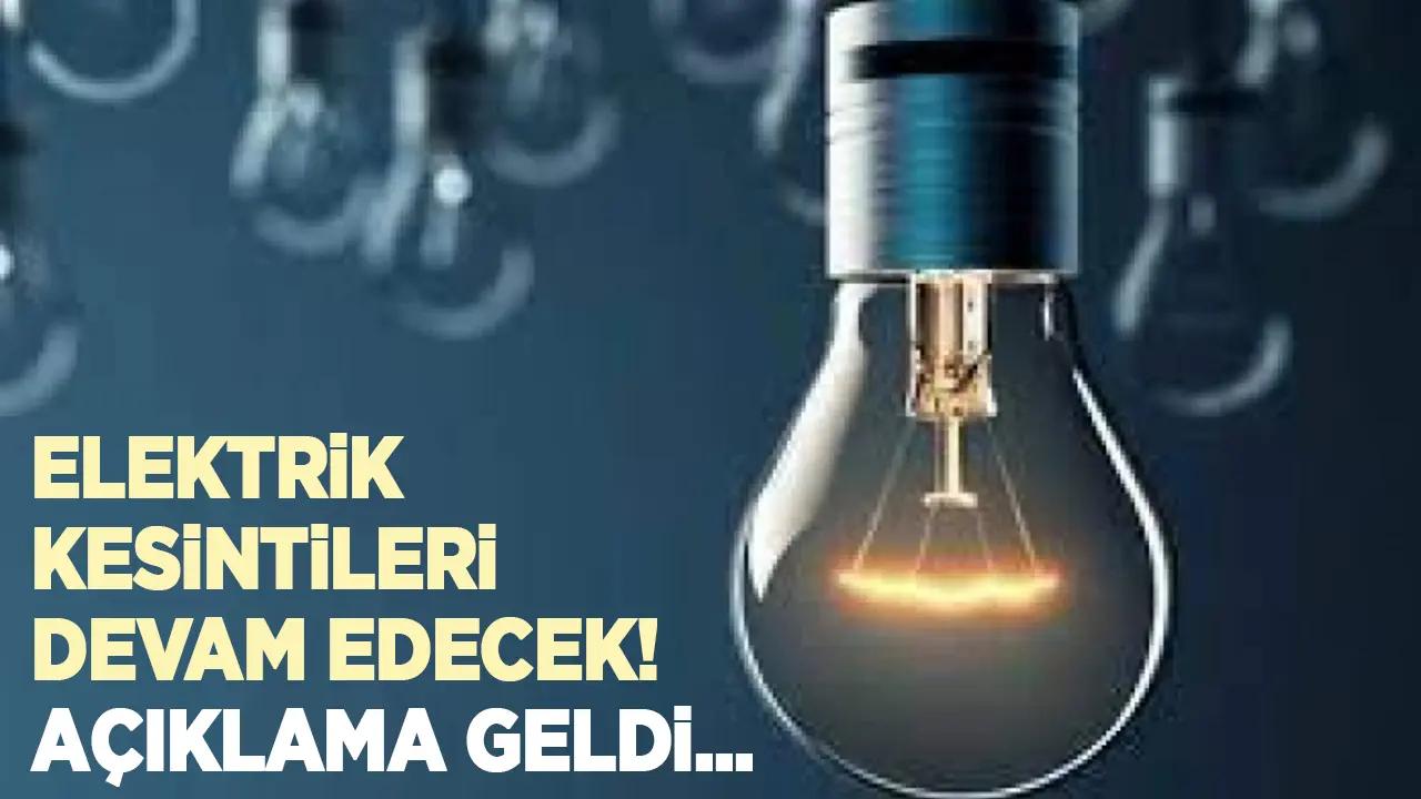 7 Ekim Tekirdağ elektrik kesintisi listesi! Elektrik ne zaman gelir?