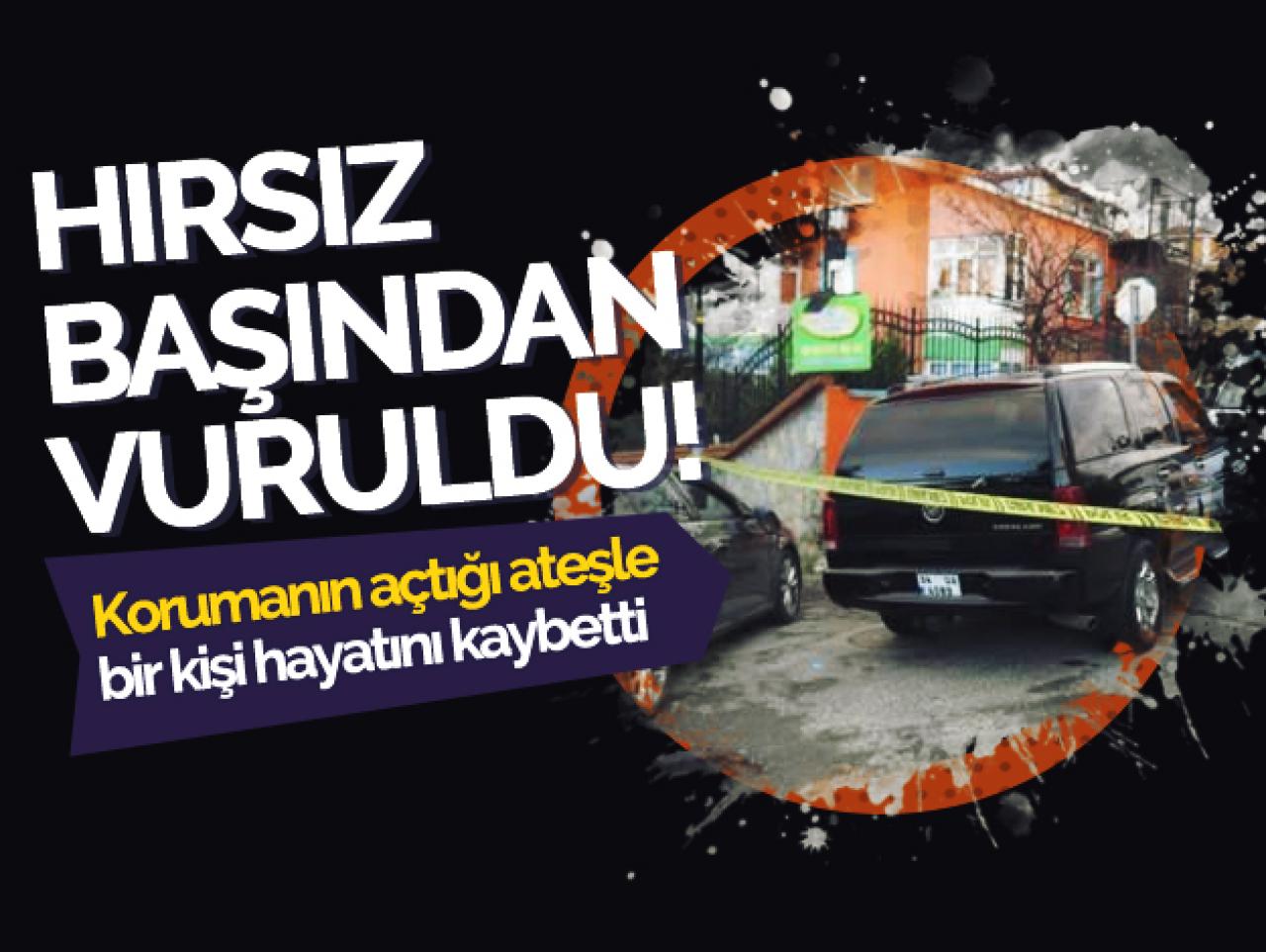 Kartal'da cip çalan hırsızlardan biri başından vuruldu!