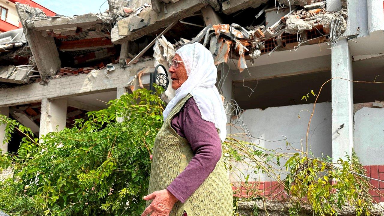 4 yıl sonra yeniden görmeye başlayan kadın: Enkazları görünce içim parçalandı