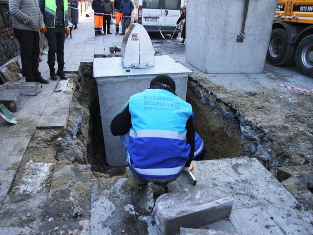 Esenyurt’ta çöpler  yeraltına iniyor