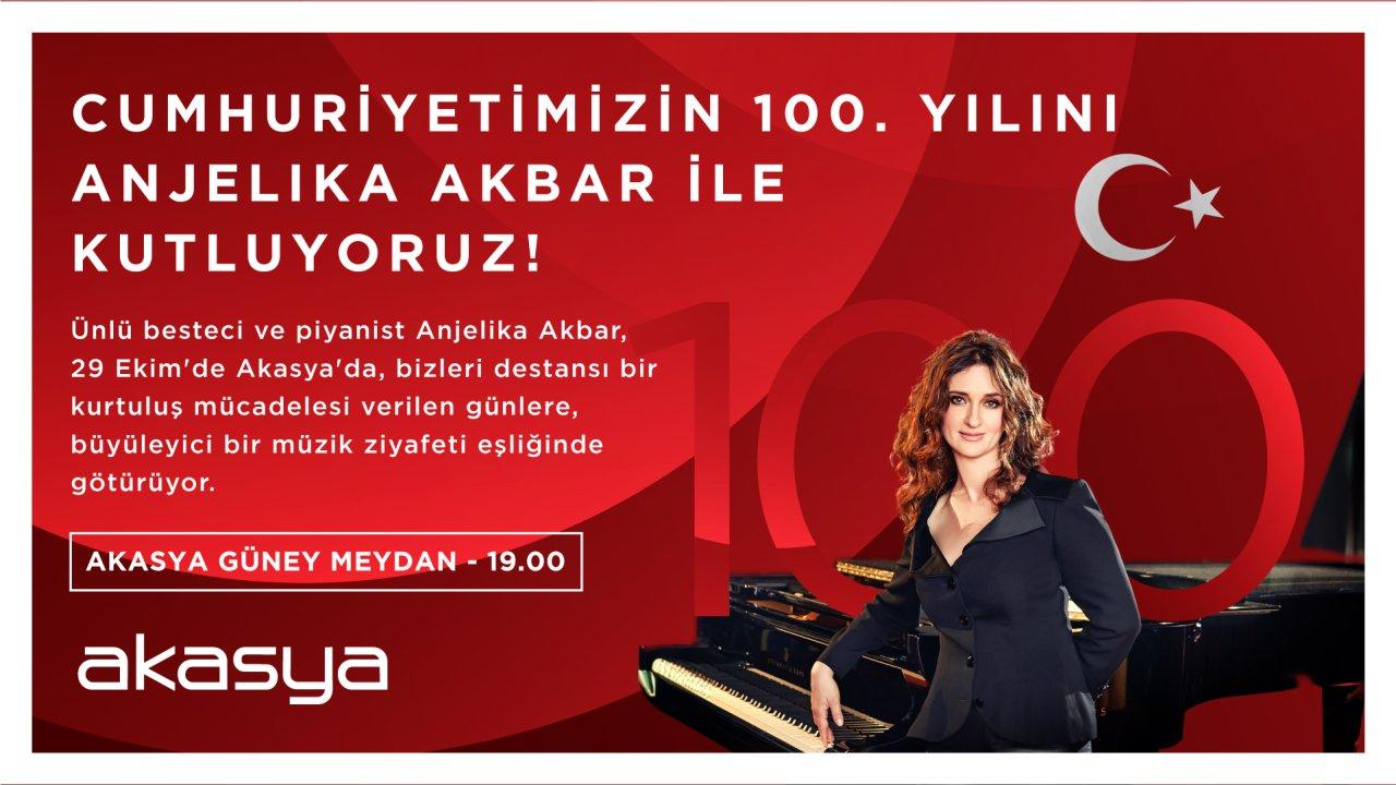 Anjelika Akbar’dan Cumhuriyetin 100. yılına özel konser