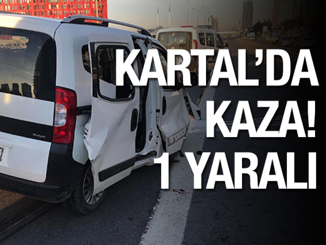 Kartal'da kaza: 1 yaralı