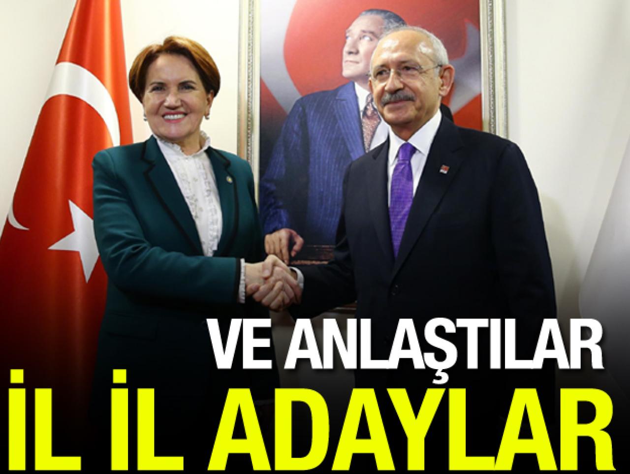 CHP ile İYİ Parti anlaştı