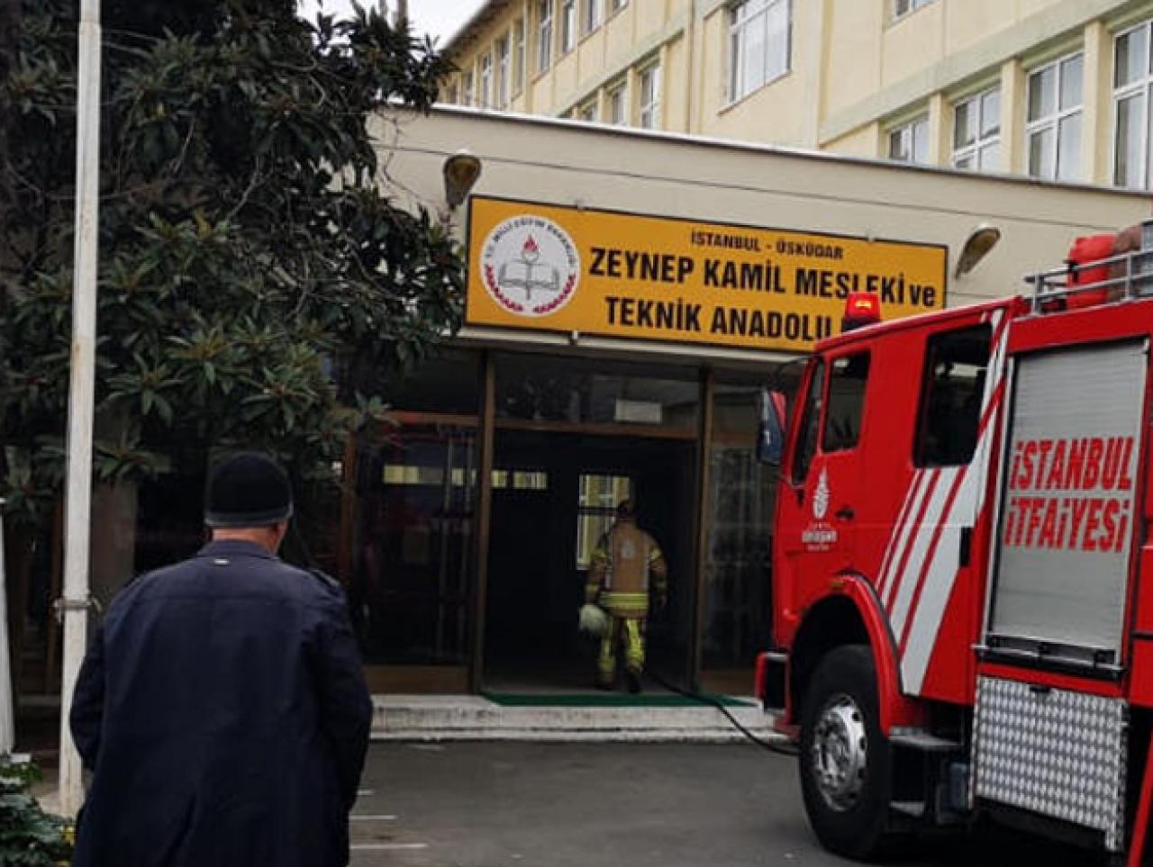 Üsküdar'da yangın paniği