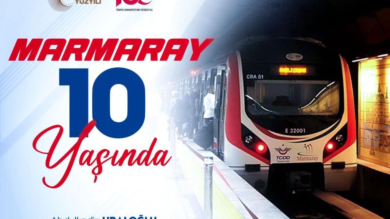 Marmaray 1 milyar yolcu taşıdı