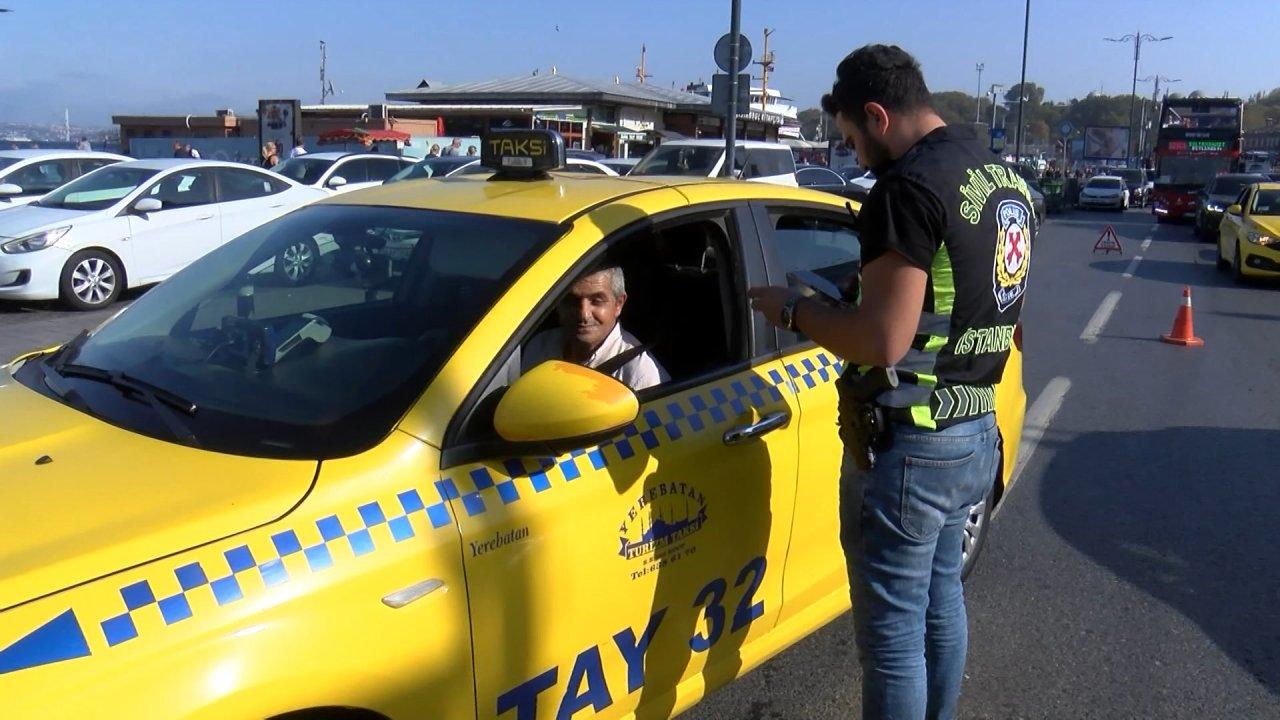 Kendi isteğiyle denetim noktasında duran taksi şoförü: 'Bir gireyim' dedim