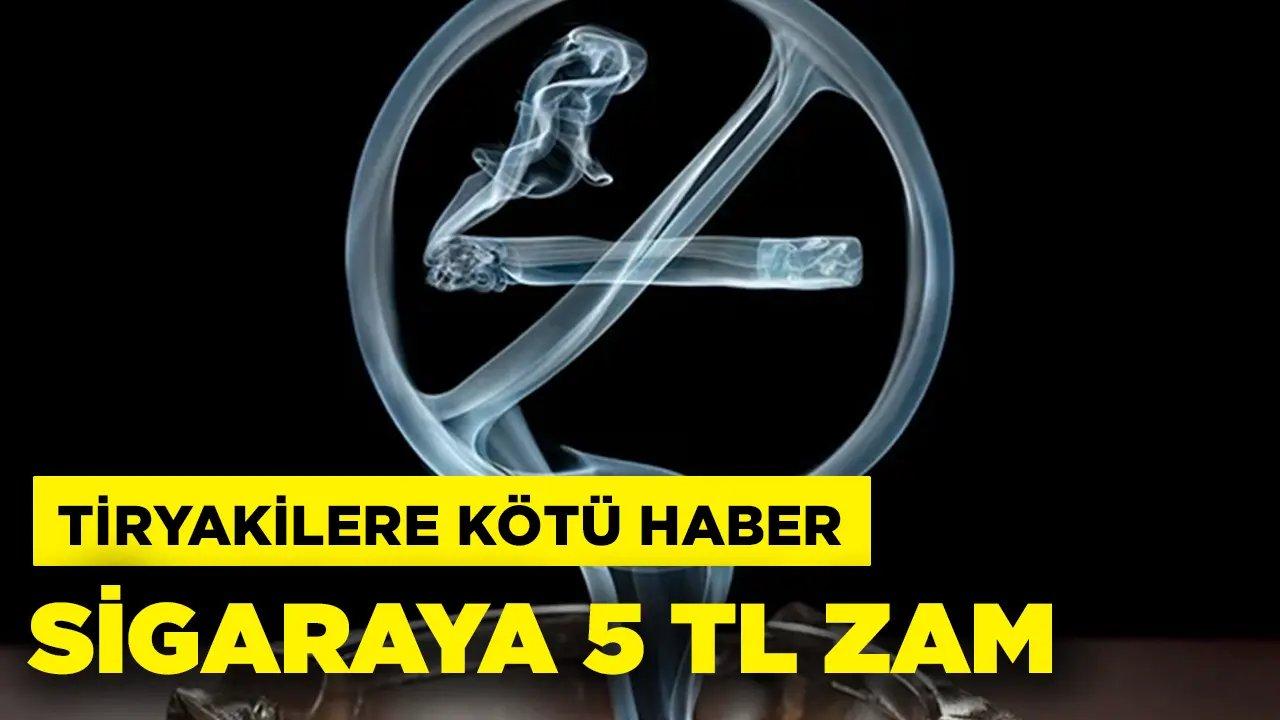 Tiryakilere kötü haber! Sigaraya 5 TL zam geldi…