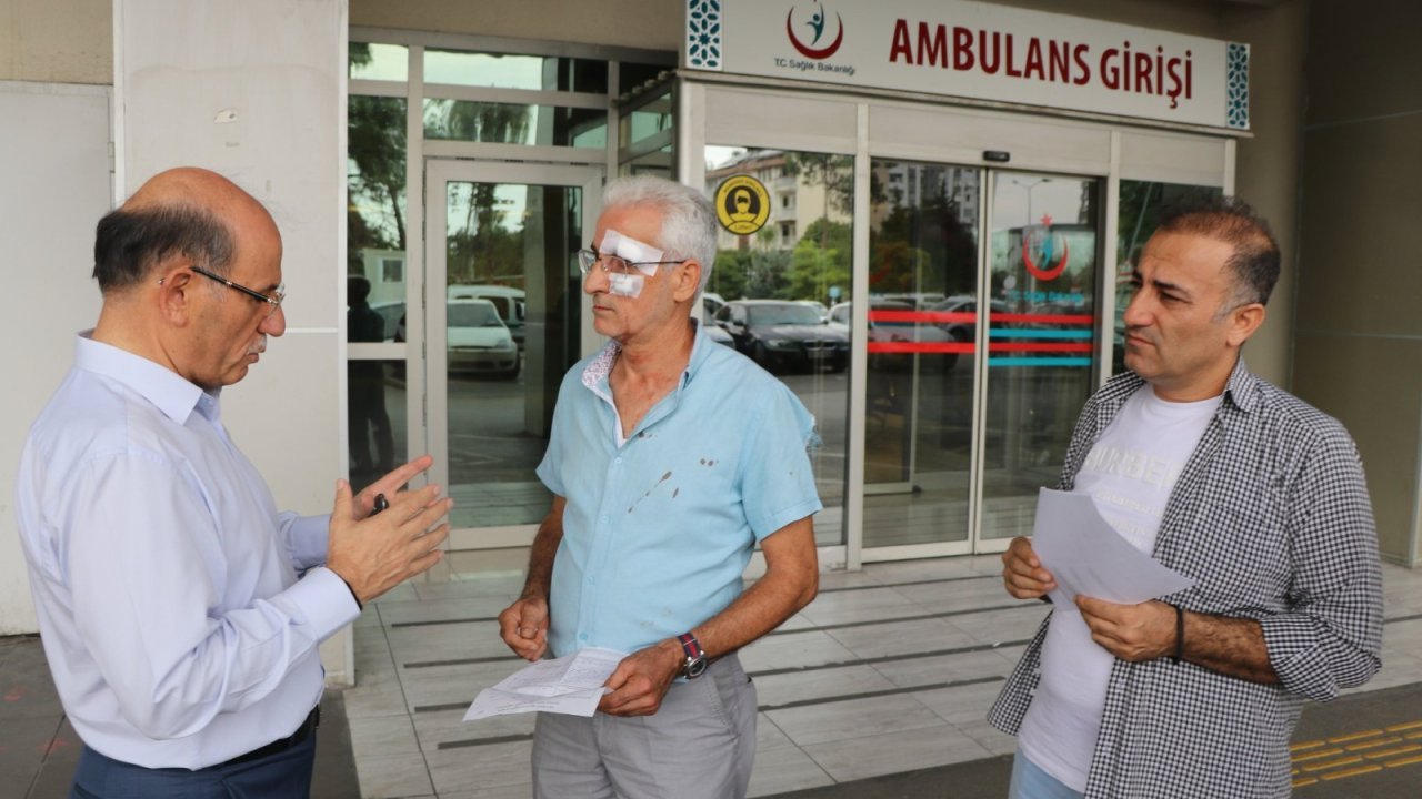 Park kavgasında ortalık karıştı: Taksici, öğretmeni dövdü