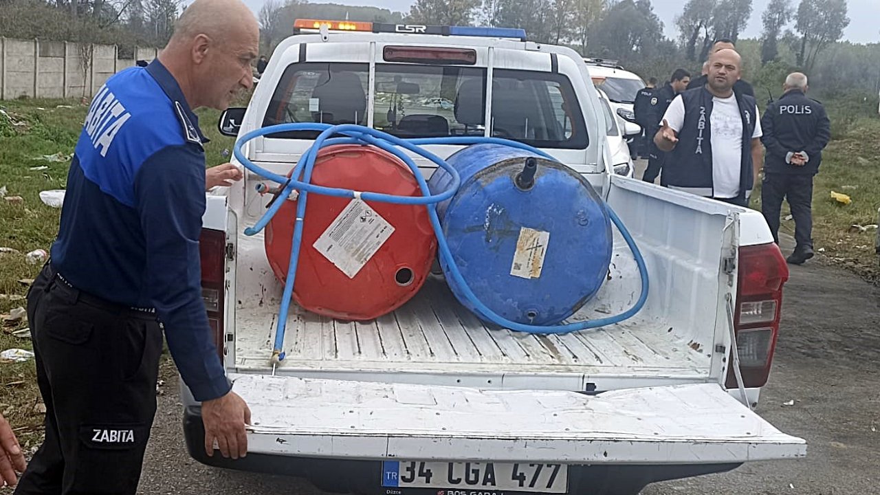 Uçan balon dolum deposunda asetilen gazına rastlandı