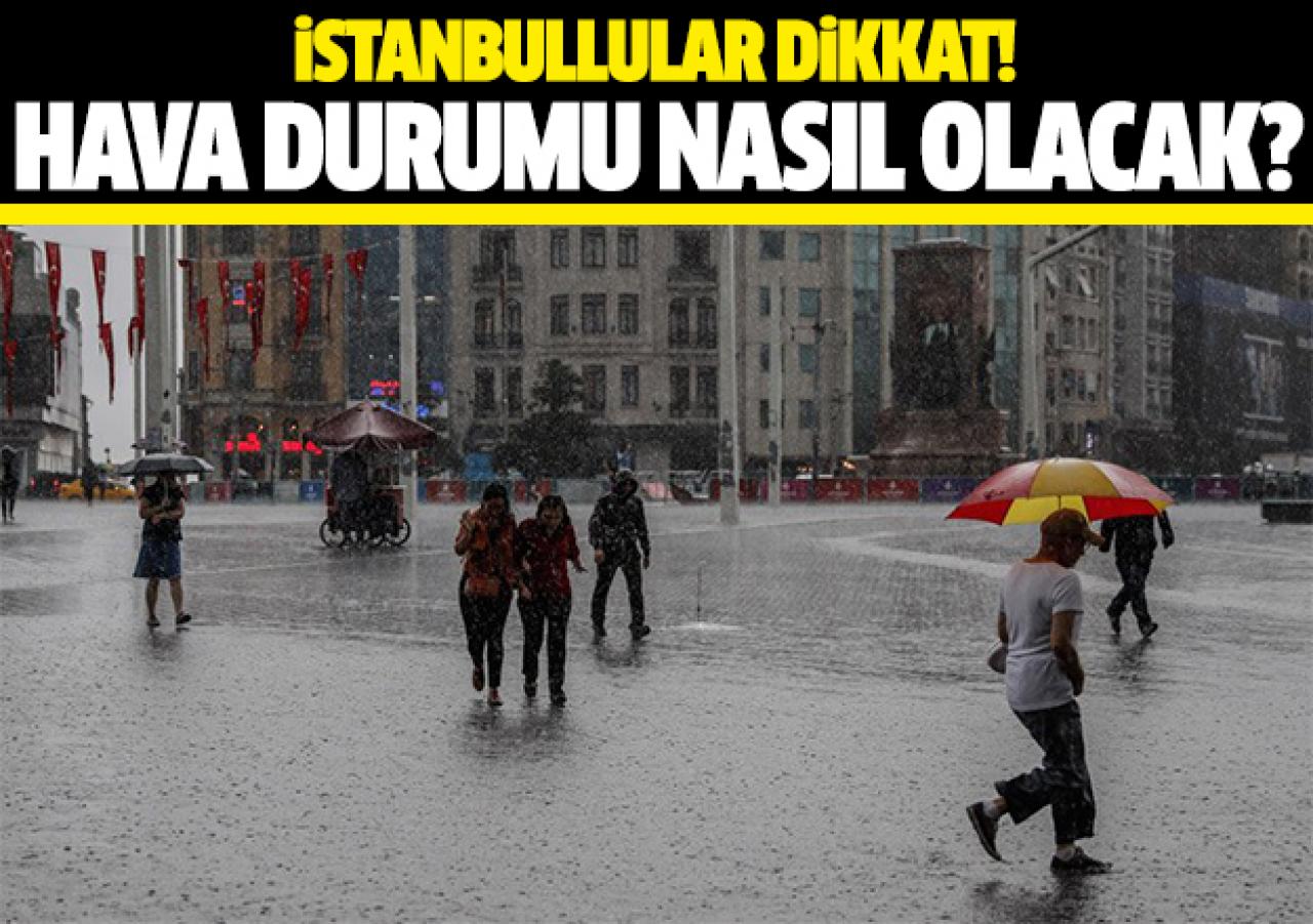 İstanbullular dikkat! Yağmur ne zaman yağacak ve bitecek - 3 Ocak hava durumu