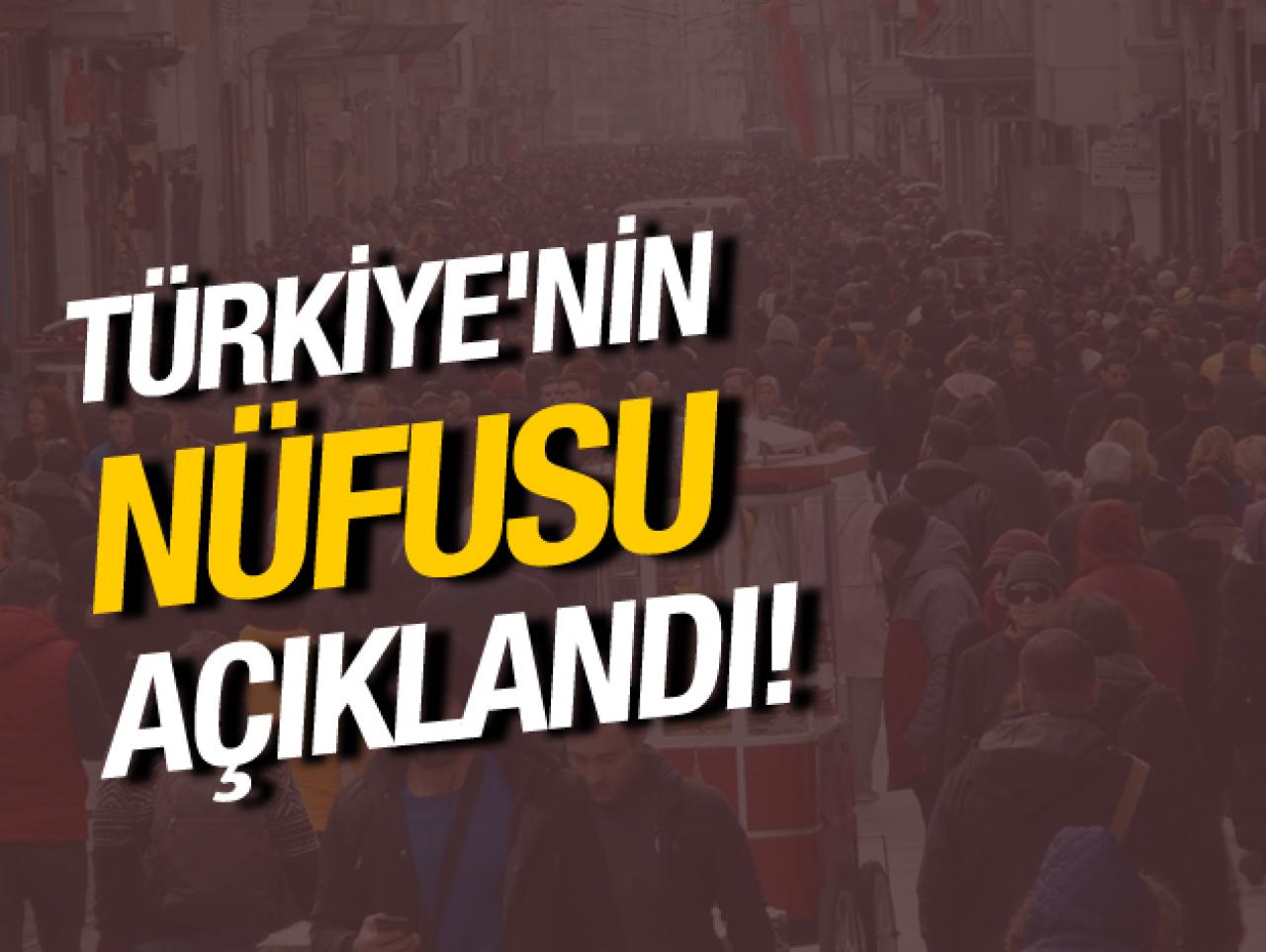 Türkiye'nin 2018 nüfusu açıklandı! Ülkede kaç kişi yaşıyor