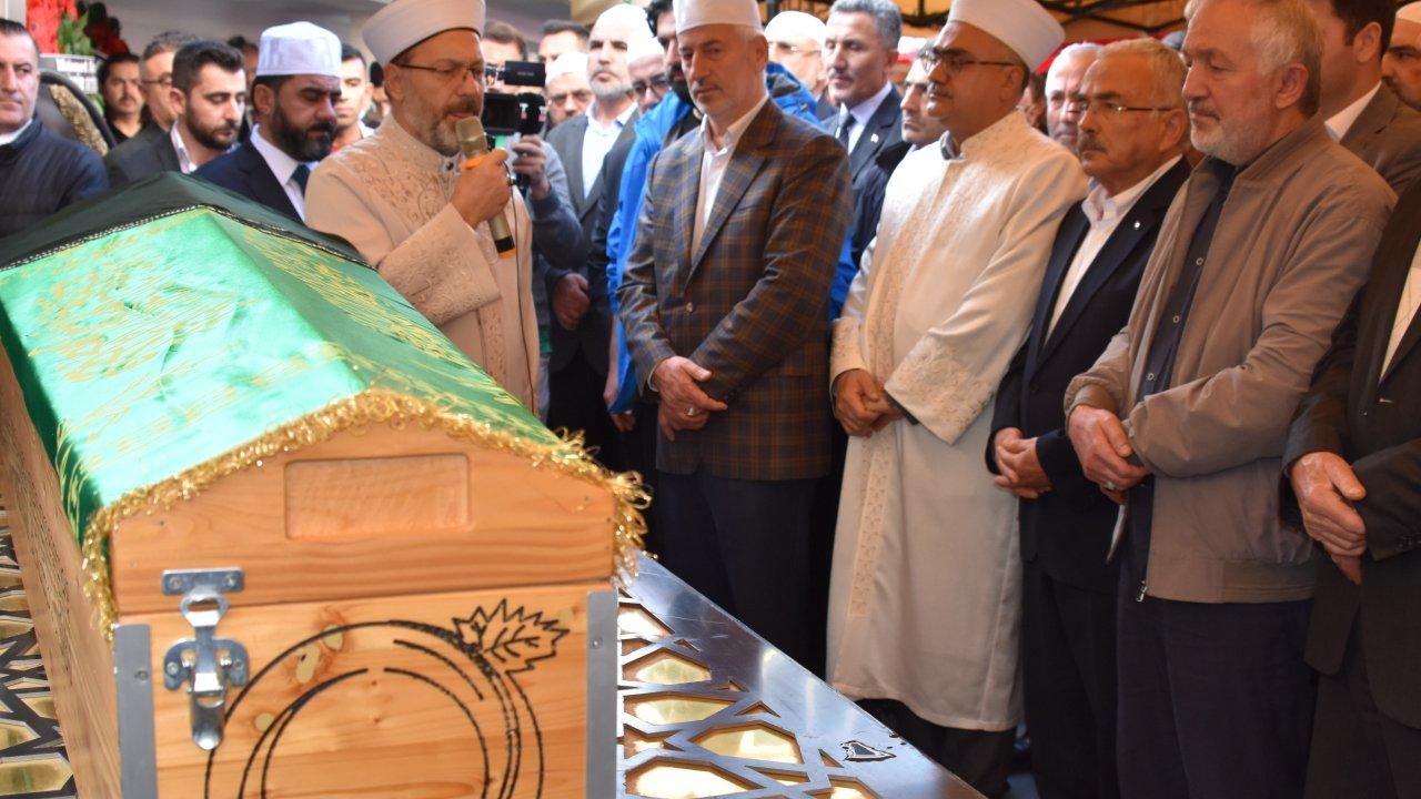 Diyanet İşleri Başkanı Ali Erbaş'ın annesi toprağa verildi