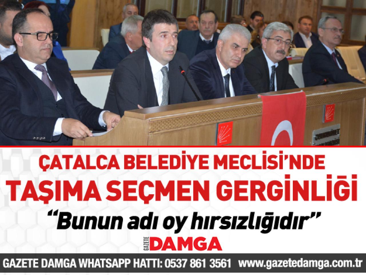 Mecliste taşıma seçmen gerginliği