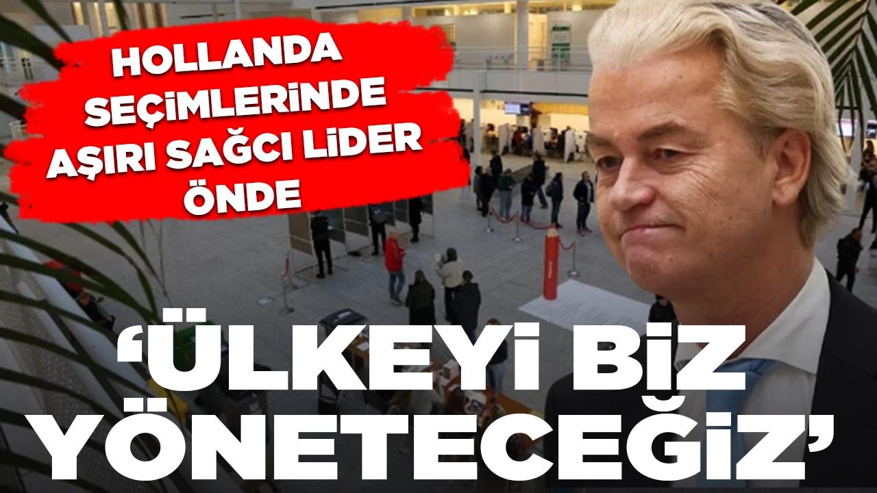 Hollanda'da genel seçim: Aşırı sağcı Wilders'ın partisi açık farkla önde