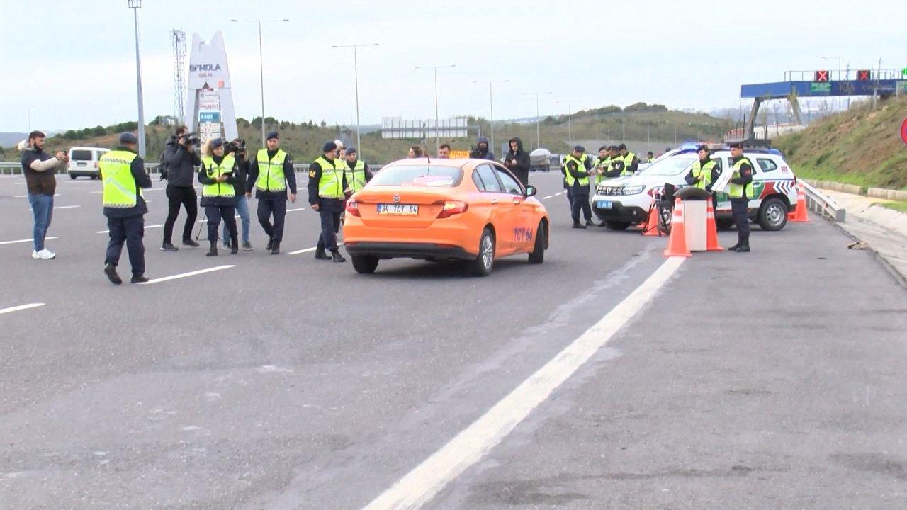 İstanbul'da kış lastiği denetimi