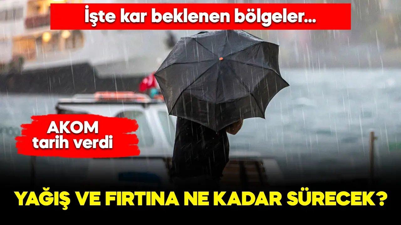 Fırtına ve soğuk hava ne kadar sürecek?