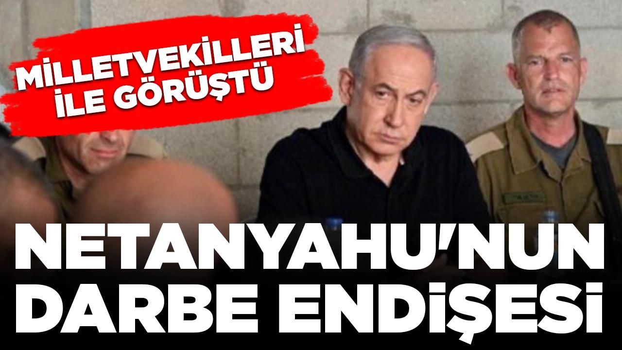 Netanyahu, parti içinden kendisine 'darbe' yapılmasından endişeli: Milletvekilleriyle görüştü