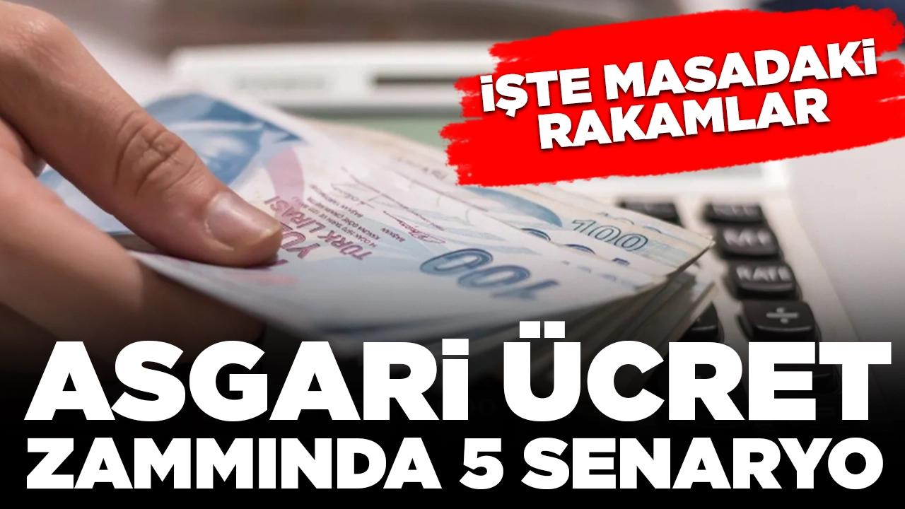 Asgari ücret zammında 5 senaryo: İşte masadaki rakamlar