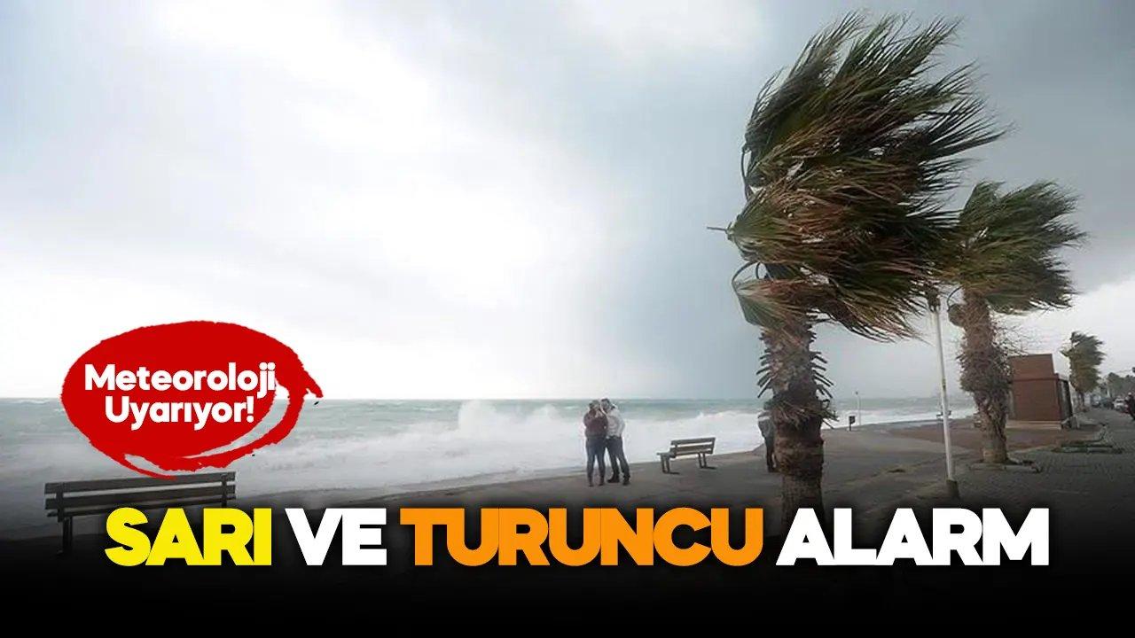 Meteoroloji'den sarı ve turuncu kod uyarısı