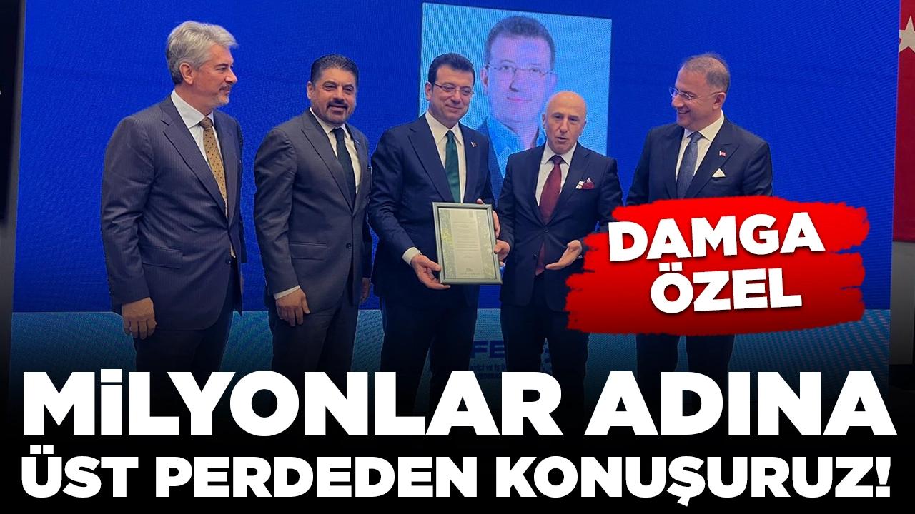 Milyonlar adına üst perdeden konuşuruz!