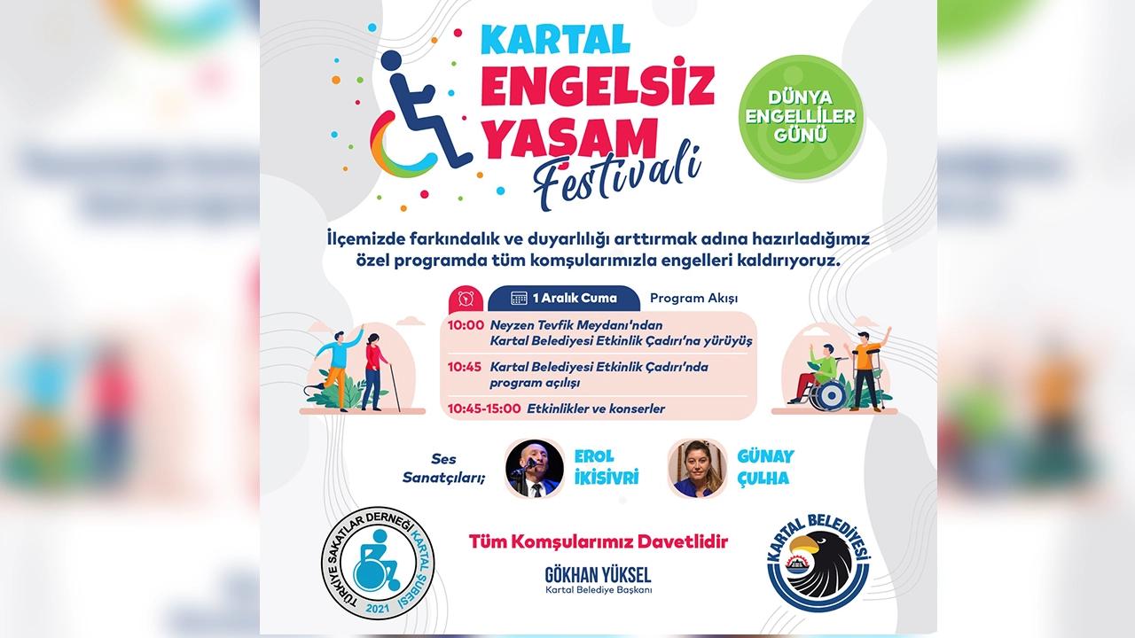 Kartal Belediyesi’nden ‘Engelsiz Yaşam Festivali’