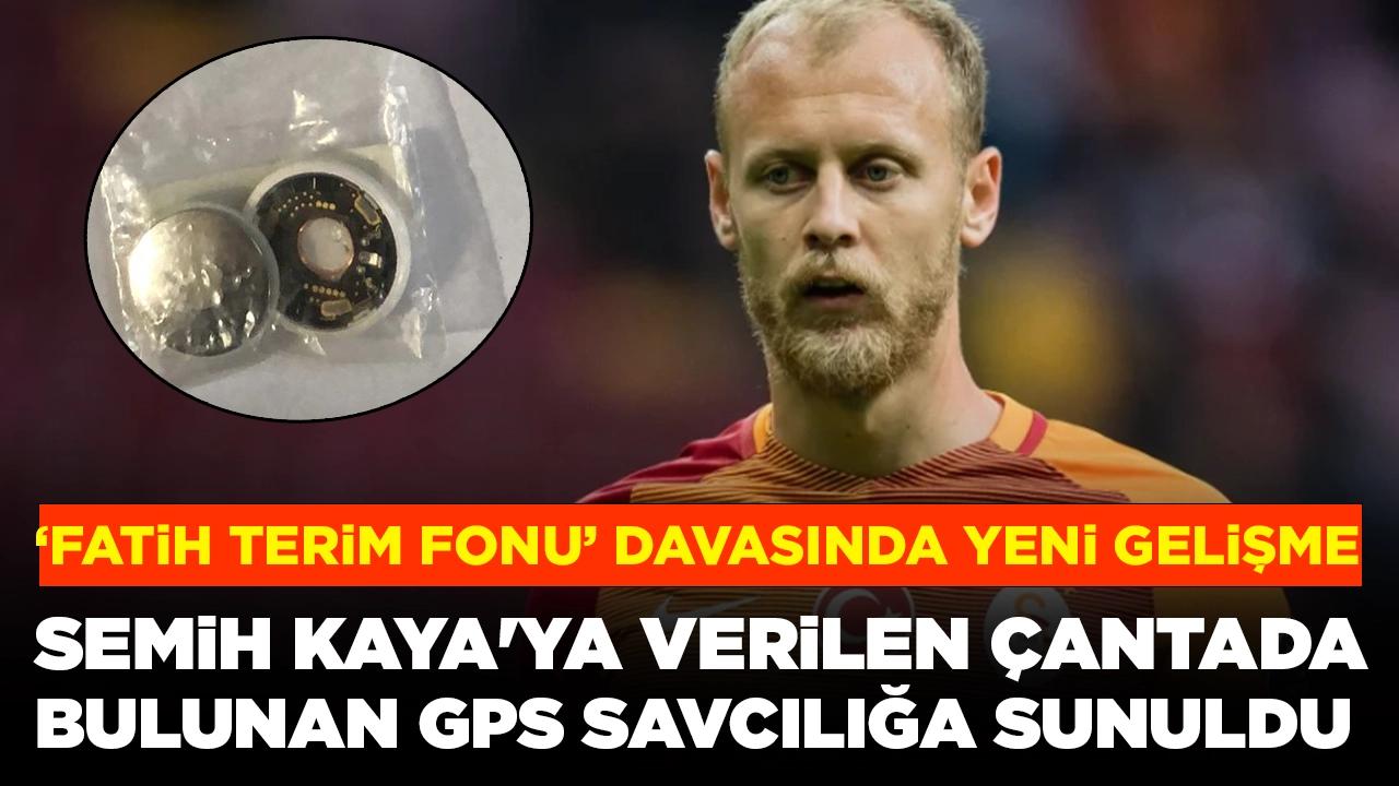 'Fatih Terim Fonu' davasında yeni gelişme: Semih Kaya'ya verilen çantada bulunan GPS savcılığa sunuldu