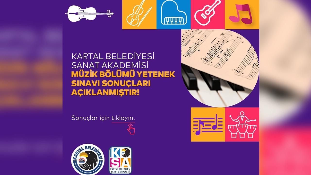 Sanat Akademisi Müzik Bölümü Genel Yetenek Sınav sonuçları açıklandı