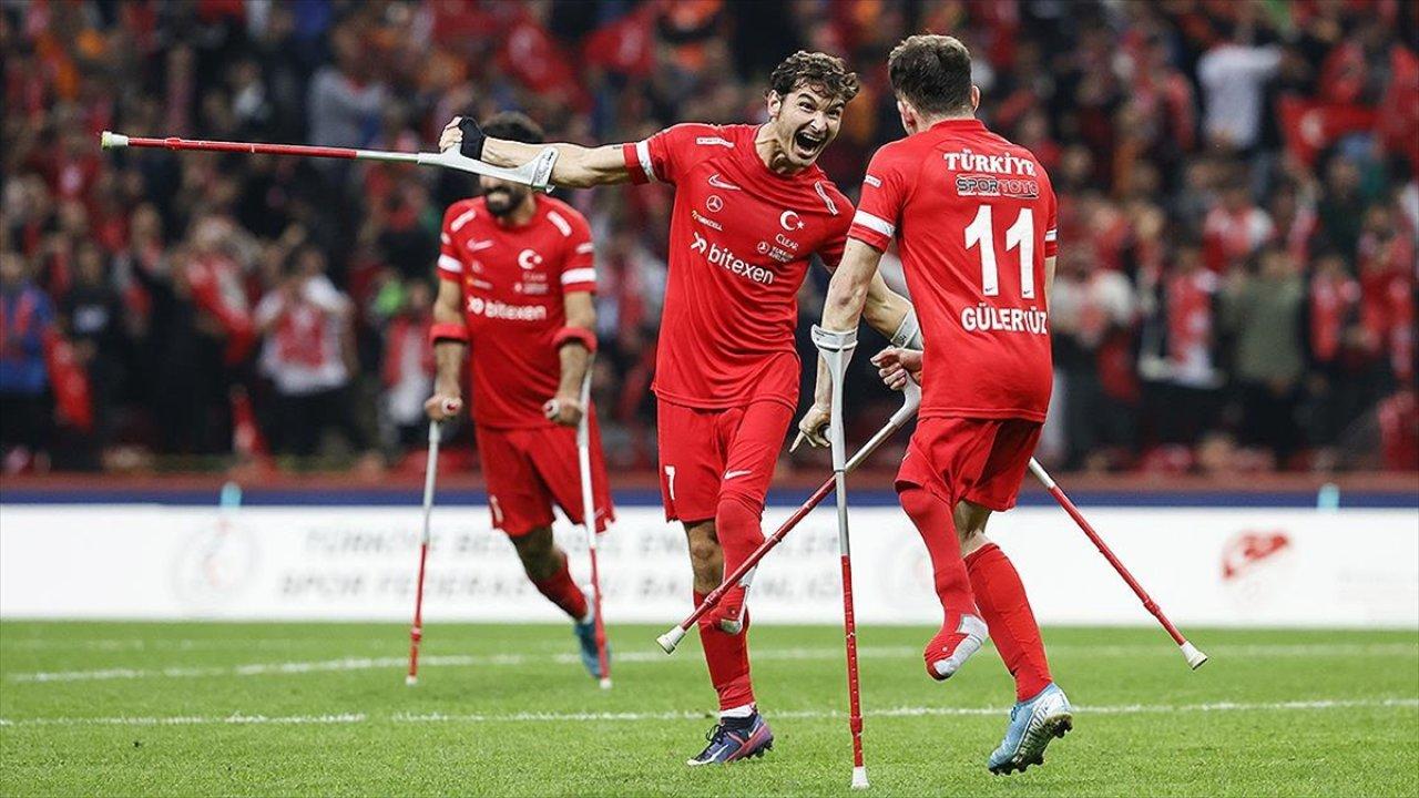 Ampute Futbolu "dünya birincisi" olduk